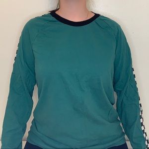 Arizona green checkered board long sleeve